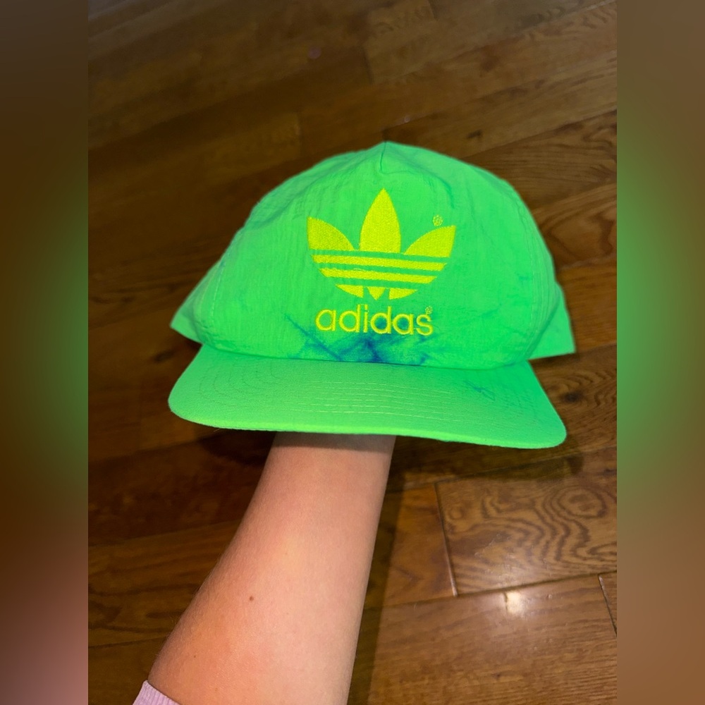 Vintage Adidas Neon Green hat